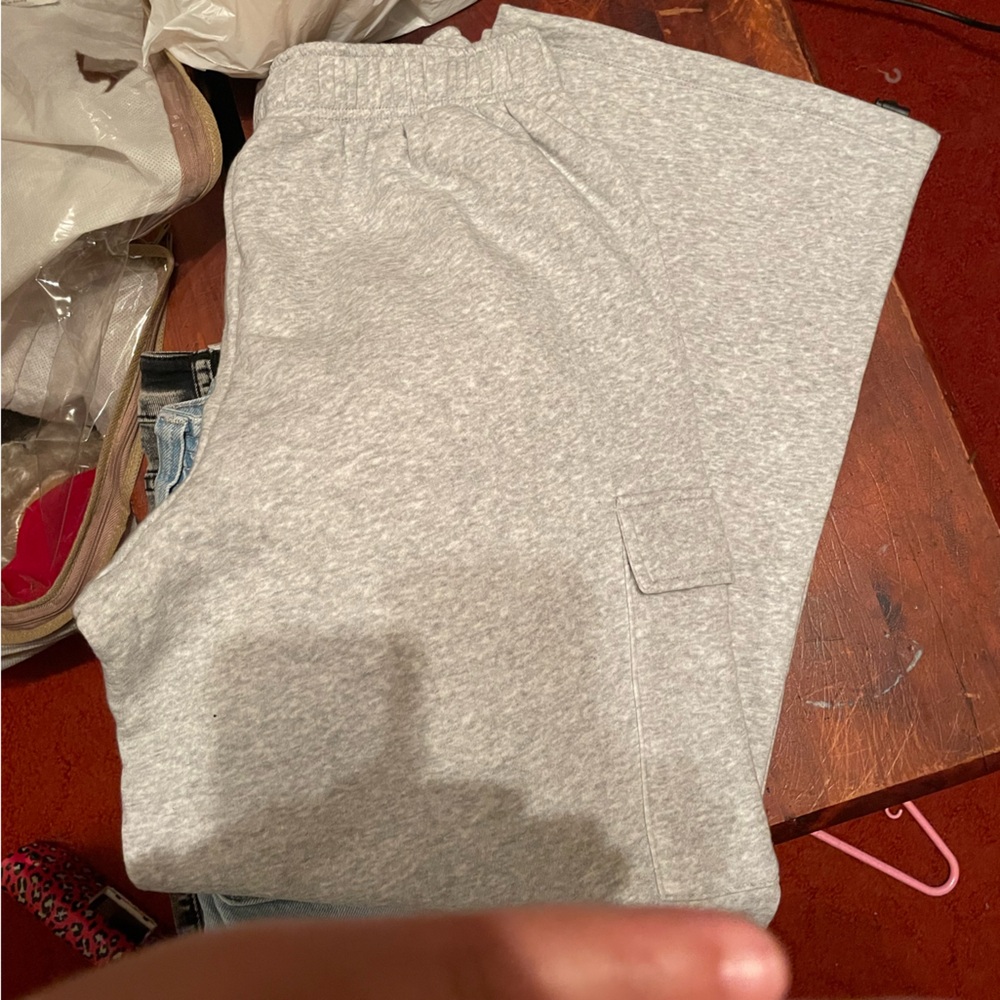 No Boundaries Light Gray Joggers